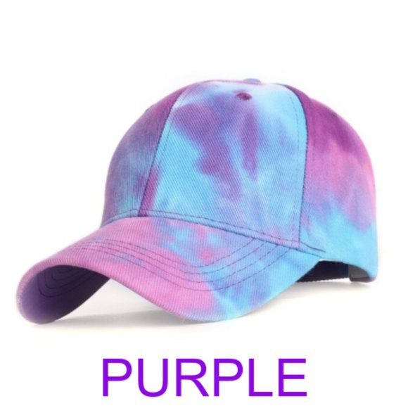 Tie-Dye Baseball Cap Men Women Cotton - Picture 2 of 16